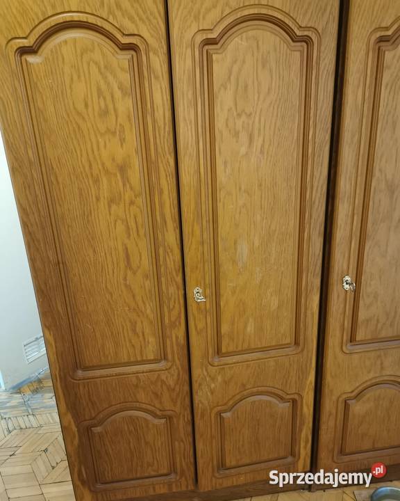 2 drzwiowa szafa dębowa z słupkiem kujawsko-pomorskie Bydgoszcz sprzedam