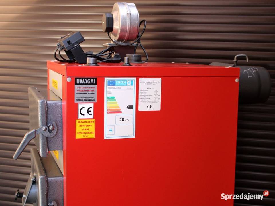 Kocioł piec CO na węgiel drewno zasypowy 25KW Suwałki sprzedam