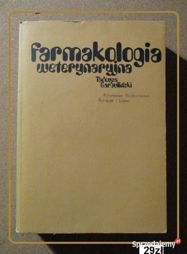 Weterynaria farmakologia zoologia choroby Książki naukowe i popularnonaukowe Łódź sprzedam