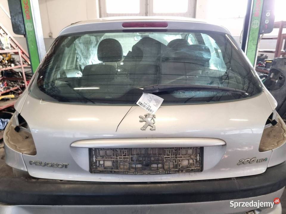 KLAPA PEUGEOT 206 EZR KLAPA TYŁ Lipno