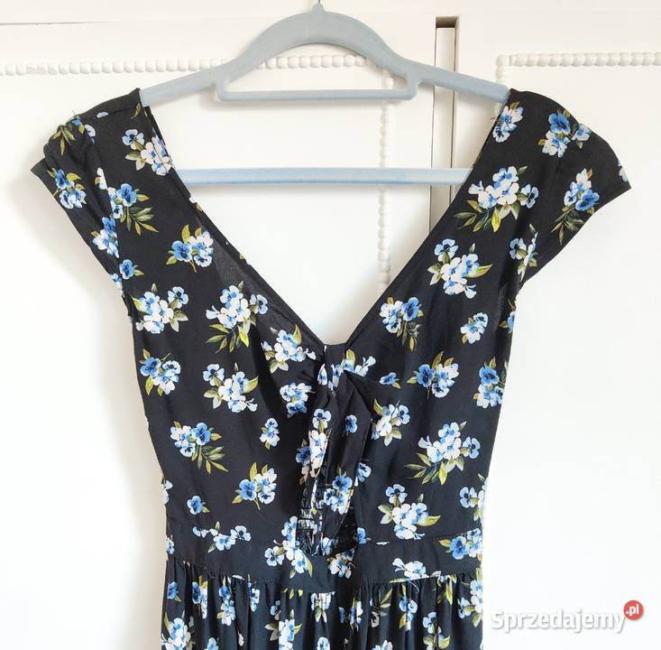 Sukienka Hollister S 36 na lato kwiaty floral Spódnice i sukienki