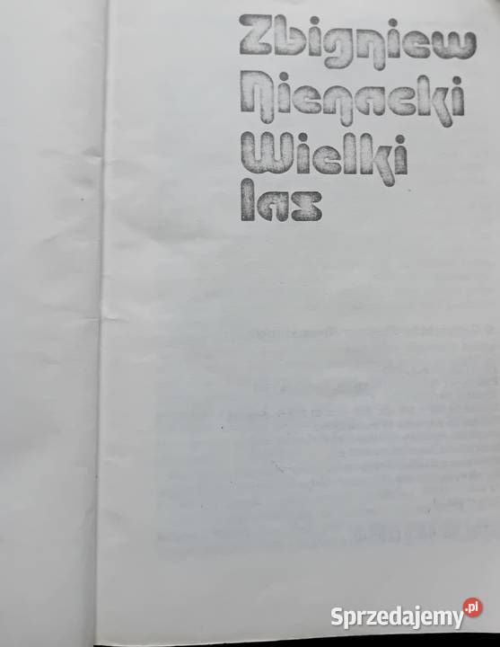 Zbigniew Nienacki Wielki las PIW 1987 r Wydanie Koźminek