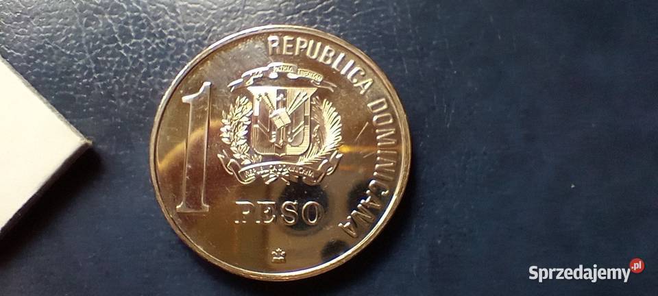 Stare monety 1 peso 1988 Dominikana podkarpackie Lesko sprzedam