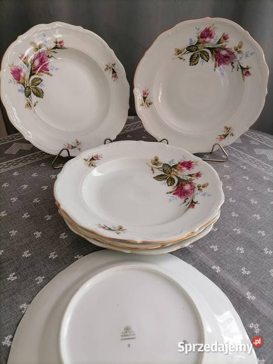 Komplet 6 Głębokich Talerzy Wałbrzych