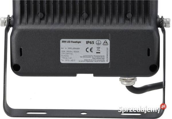 Oprawa oświetleniowa LED 30W 3000K KRFL30830BK Kamionna
