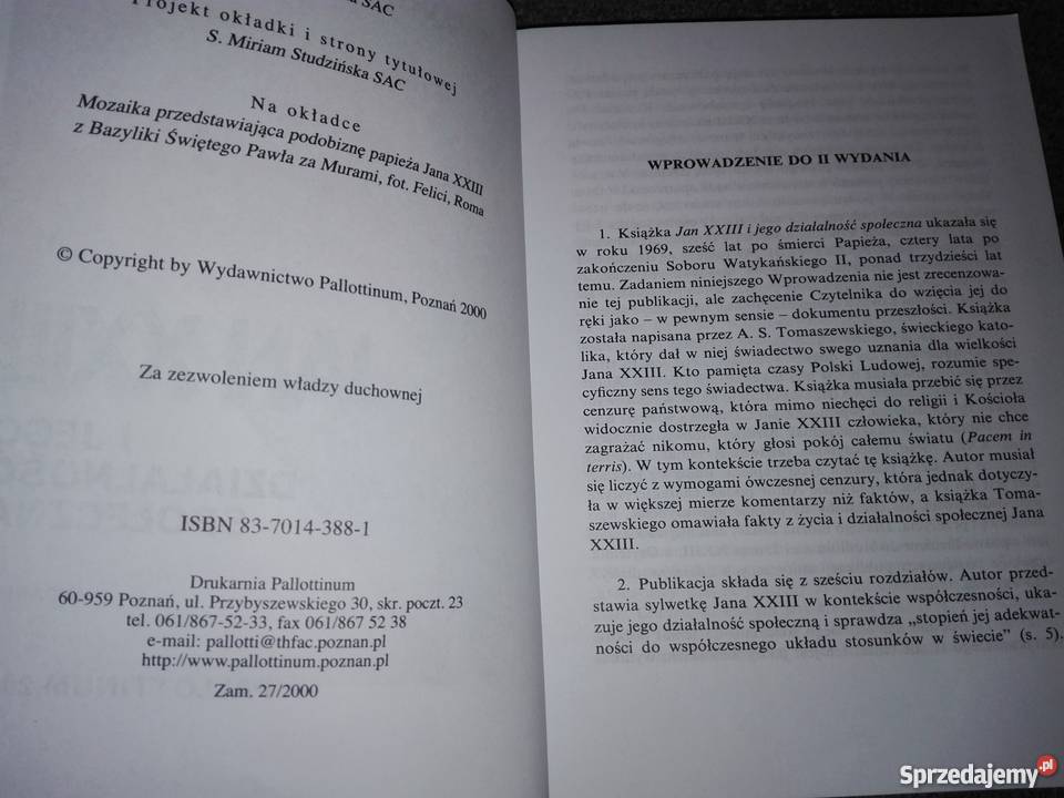 Jan XXIII i jego działalność społeczna Antoni Gdańsk