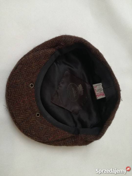 KASZKIET HARRIS TWEED Ivy cap WEŁNIANY 57 Nakrycia głowy Nowogard