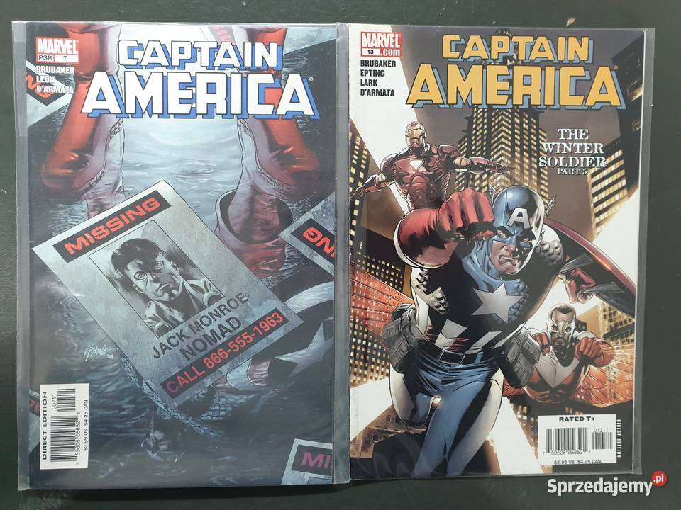 Captain America kolekcja 20 komiksów Marvel USA Gdynia