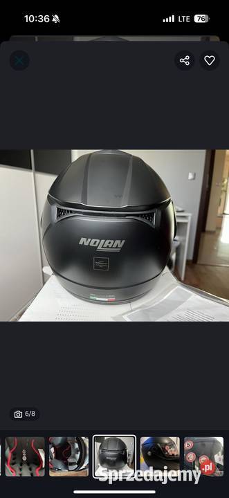 Kask Nolan N90 Pinlock Szczękowy Czarny Mat XL Poznań sprzedam