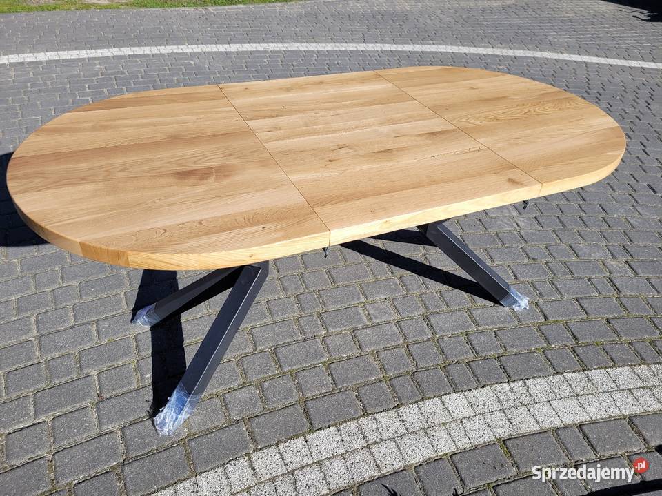 Stół owalny rozkładany Piece