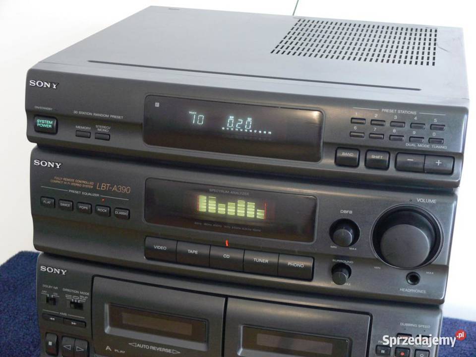 Wieża Sony LBTA390 mocna WYSYŁKA Wieże i miniwieże Jasło