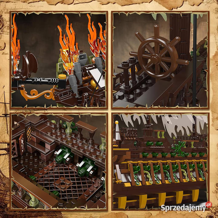 Klocki Statek Piracki 4364 elementy model duży Warszawa sprzedam