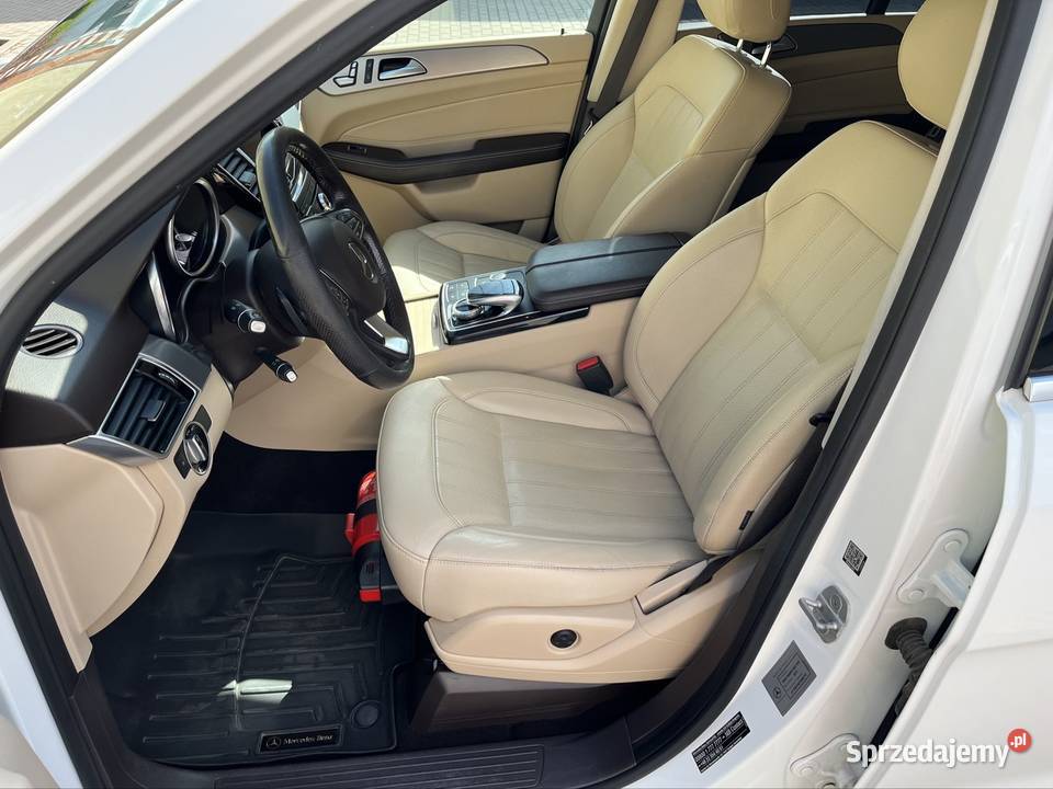 Mercedes GLE salon Polska prywatna kurtyny powietrzne Lubichowo