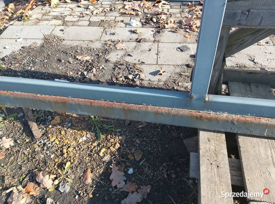 Rama bramy przesuwnej z demontażu Pozostałe