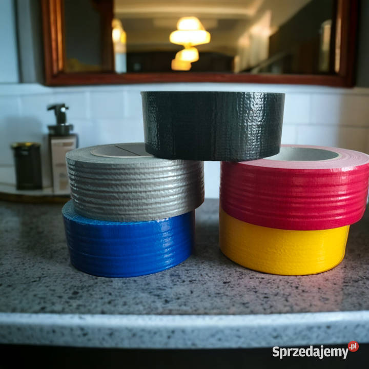 Taśma duct tape naprawcza izlacyjna tkaninowa Wiązów