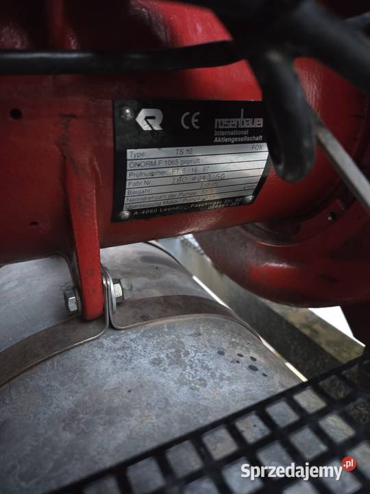 MOTOPOMPA POŻARNICZA ROSENBAUER FOX I TS128 Prusinowice sprzedam