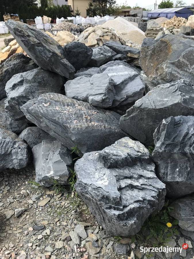 ŁUPEK FILITOWY Monolit Czarny Kamień na Pomnik Warszawa