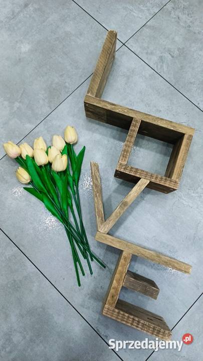 Półka Love Walentynki Handmade Rękodzieło Zabrze sprzedam