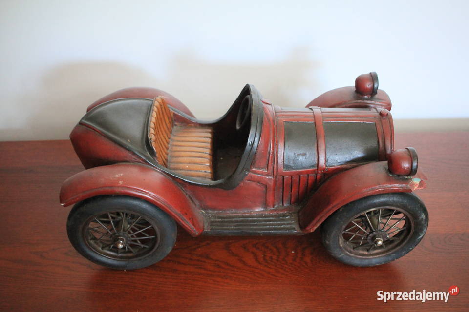 Drewniany samochodzik STYLOWY inny kolor Góra