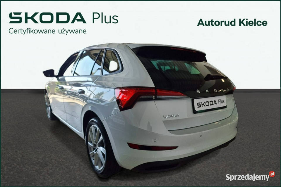 koda Scala Style 10TSI 110 DSG 1WŁ SalonPL asystent pasa ruchu świętokrzyskie Kielce