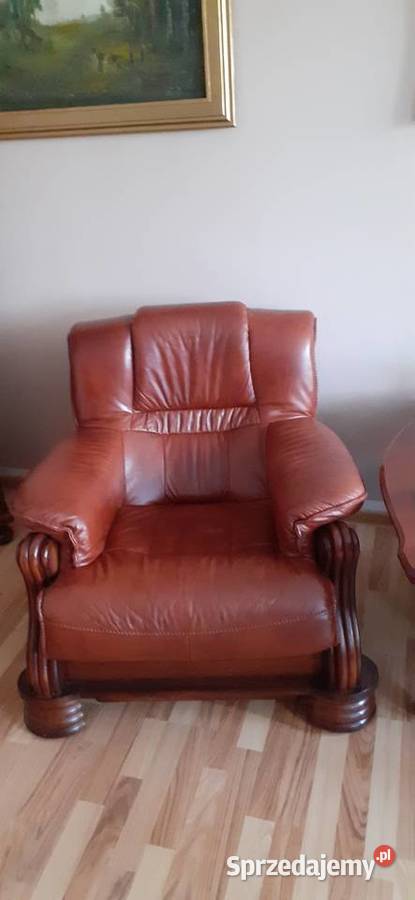 kanapa i fotele skorzane Sofy i kanapy Lewin Brzeski sprzedam