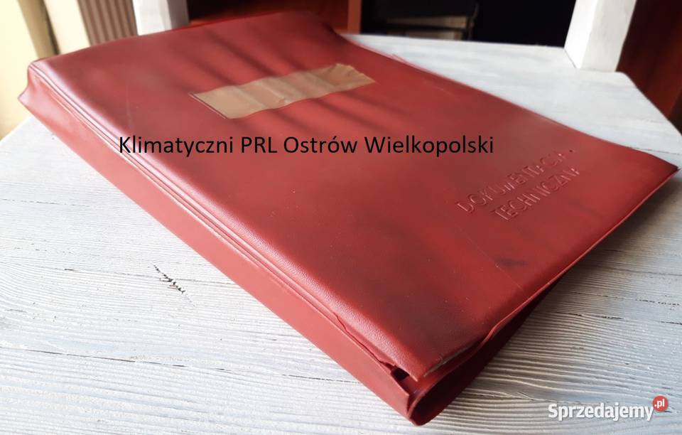 Teczka Dokumentacja Techniczna etui PRL śląskie Bielsko-Biała