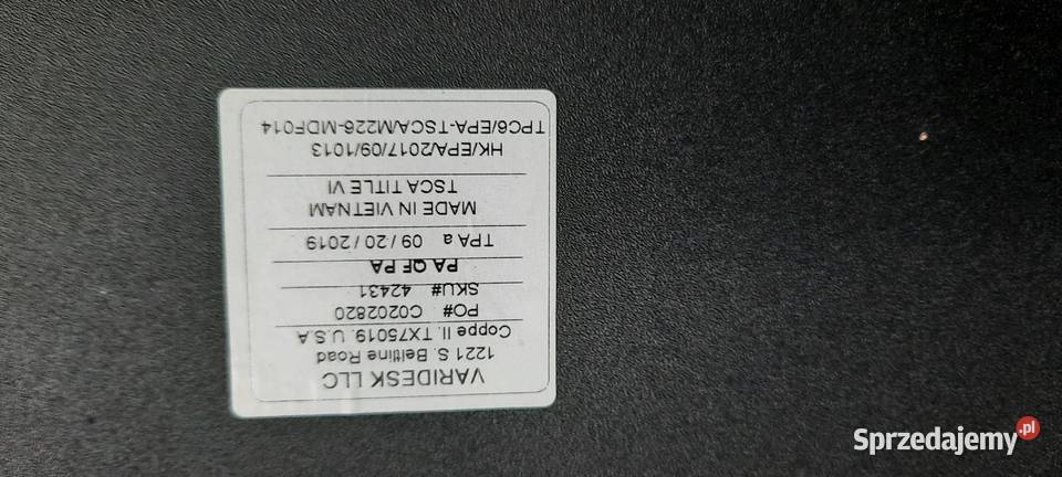 Varidesk pro plus 36 nadstawka do biurka Siedlce