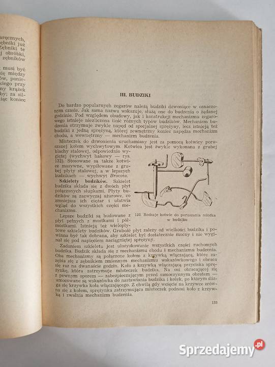 Poradnik zegarmistrza K Adel 1959r Koszalin