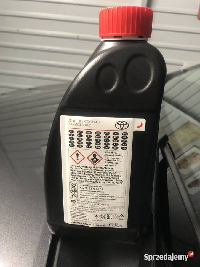 Nowy Oryginalny plyn chlodzacy Toyoty roztwór Wrocław