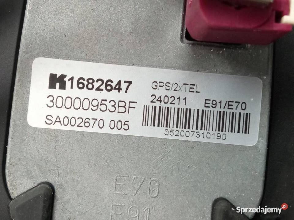 ANTENA KAROSERYJNA PŁETWA K1682647 Bmw Seria 3 osobowe