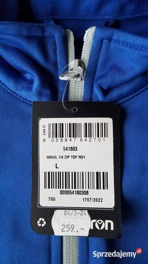 Bluza sportowa Macron Havel L niebieska Białystok