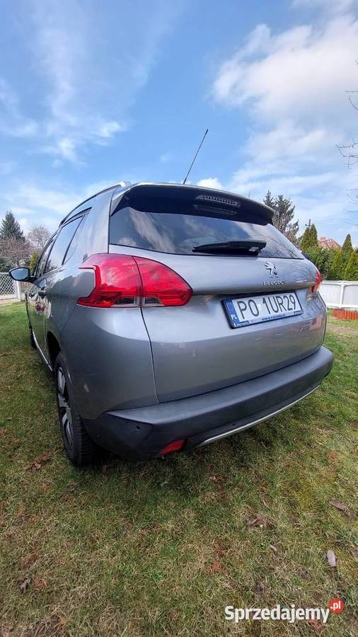 Peugeot 2008 12 110 2016r automat niski przebieg wielkopolskie Mosina