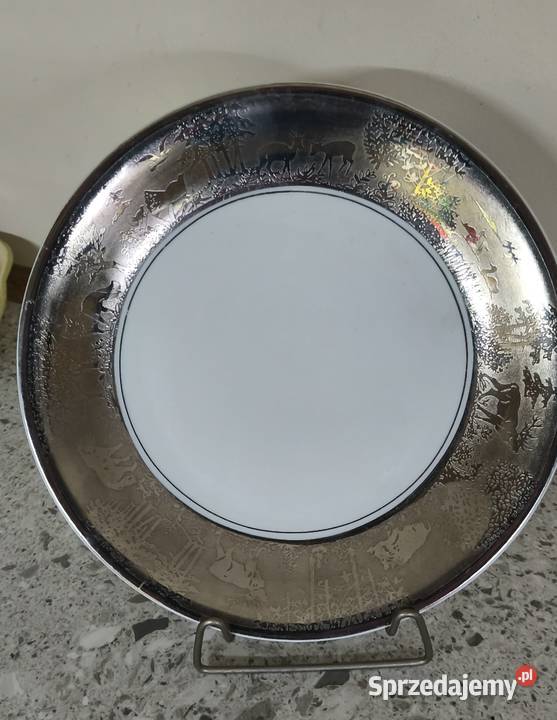 Talerze Wawel motyw myśliwski