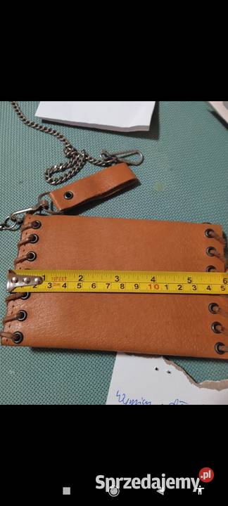 Portfel skórzany ręcznie robiony info opis foto Dla mężczyzn Starachowice