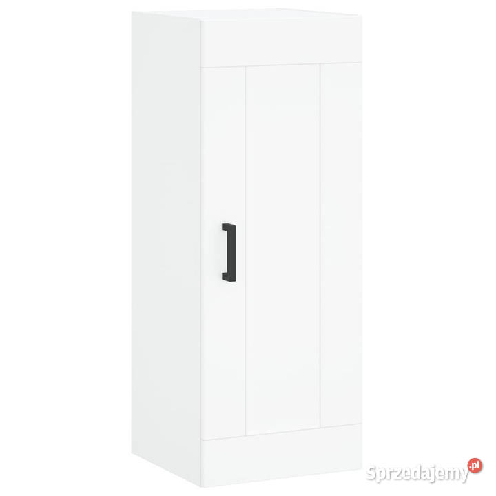 Wysoka szafka biała 345x34x180 materiał mazowieckie Warszawa
