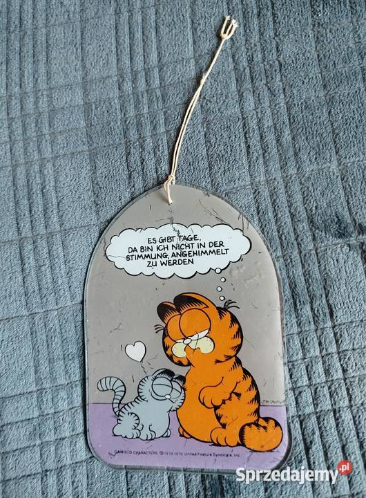 Vintage zestaw Garfield kubek ceramiczny i