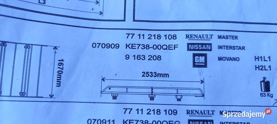Bagażnik Dachowy Platforma Off Road Bus Master Bagażniki Zalesie