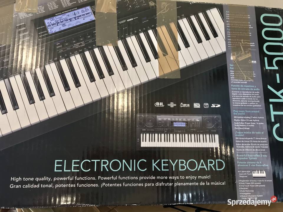 Casio CTK5000 keyboard 61 klawiszy dynamicznych mazowieckie Warszawa