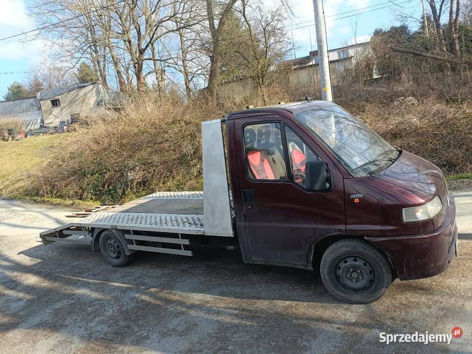 Autolaweta fiat Ducato 25 TDI mocny z wyciągarka Kłodzko sprzedam