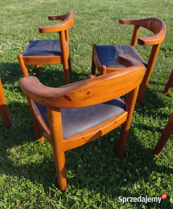 Krzesła duńskie vintage lata 70 Krzesła Biłgoraj