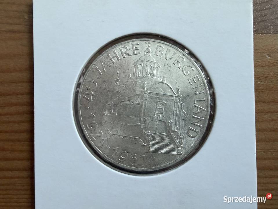 Moneta Austria 25 szylingów Ag 1961 r V śląskie Gliwice