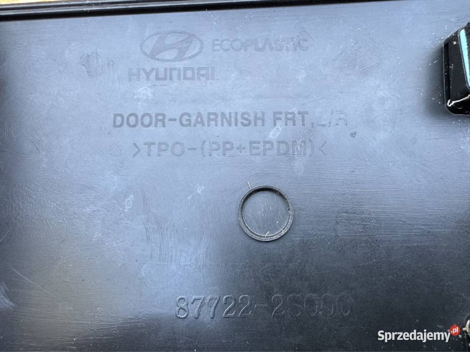 Listwa drzwi przód prawa rh hyundai ix35 Sieraków