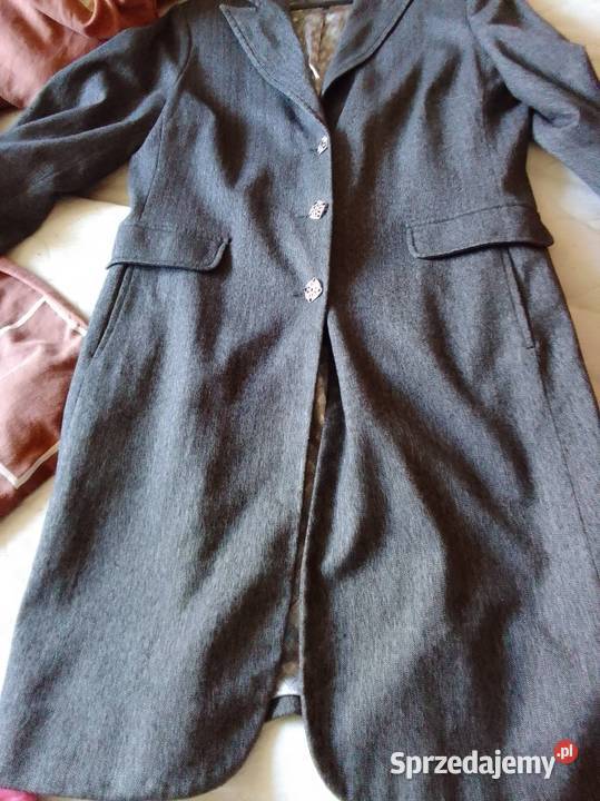 Płaszczyk damski szary/srebrny Bydgoszcz