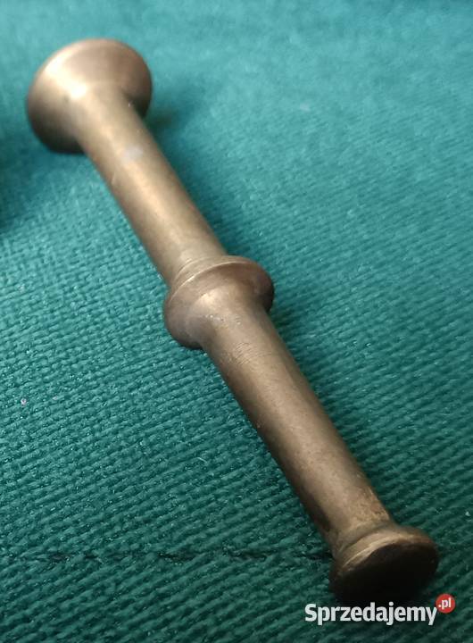 Zabytkowy mosiężny kielich moździerz małopolskie Zbylitowska Góra