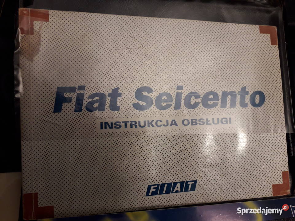 Fiat Seicento instrukcja obsługi bonus Warszawa