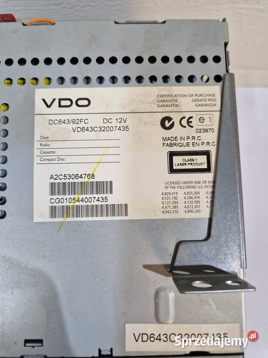 Radio fabryczne ramka Subaru Forester SG 2006 Olszyna