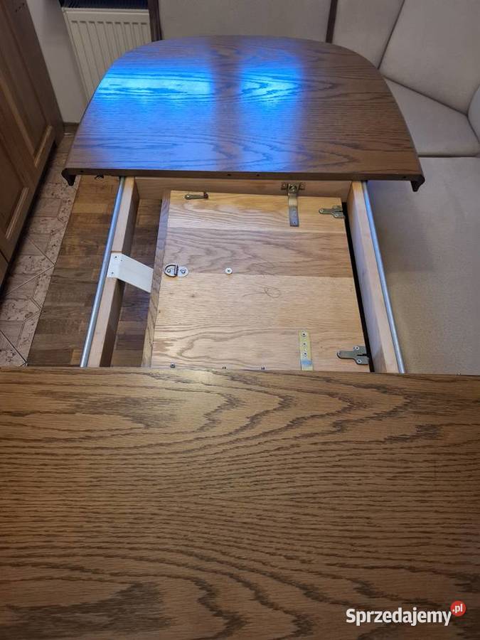 Stół dębowy rozkładany 80x120 mazowieckie