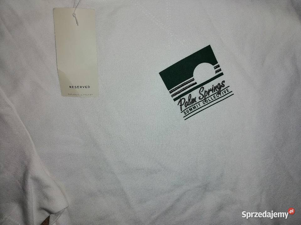 RESERVED nowa zMetką Koszulka bluzka tshirt biały Leszno