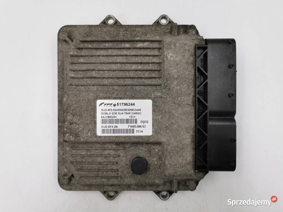 Sterownik Silnika Fiat Doblo 13 JTD 51796244 MJD mazowieckie sprzedam