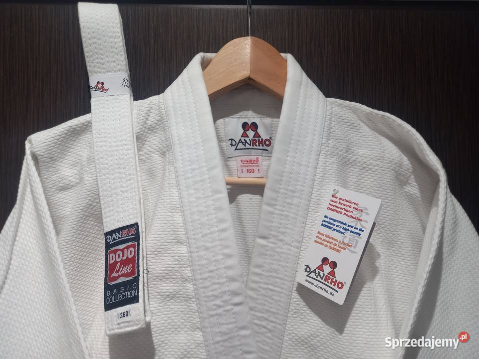 Bluza z pasem judoga do judo aikido jujutsu Pozostałe wielkopolskie Chodzież